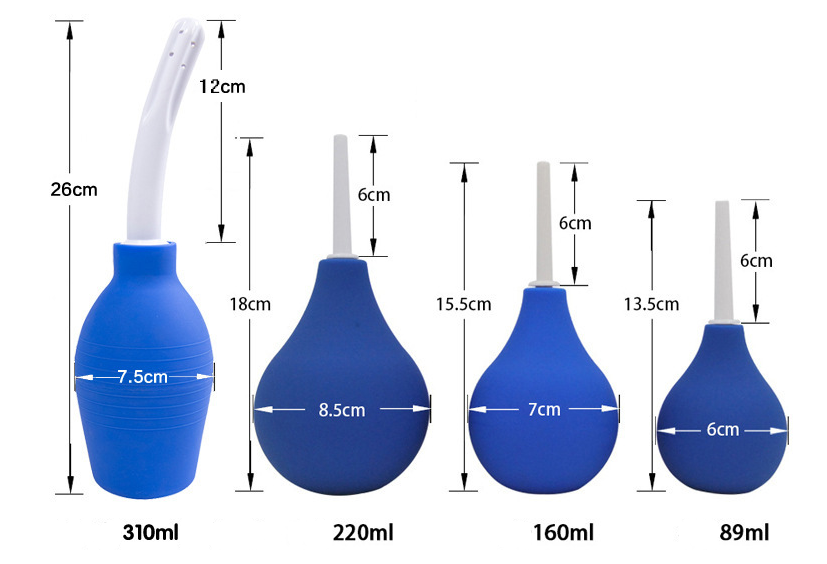 Ball-Shaped Enema Cleaner for Anal and Vaginal Use
