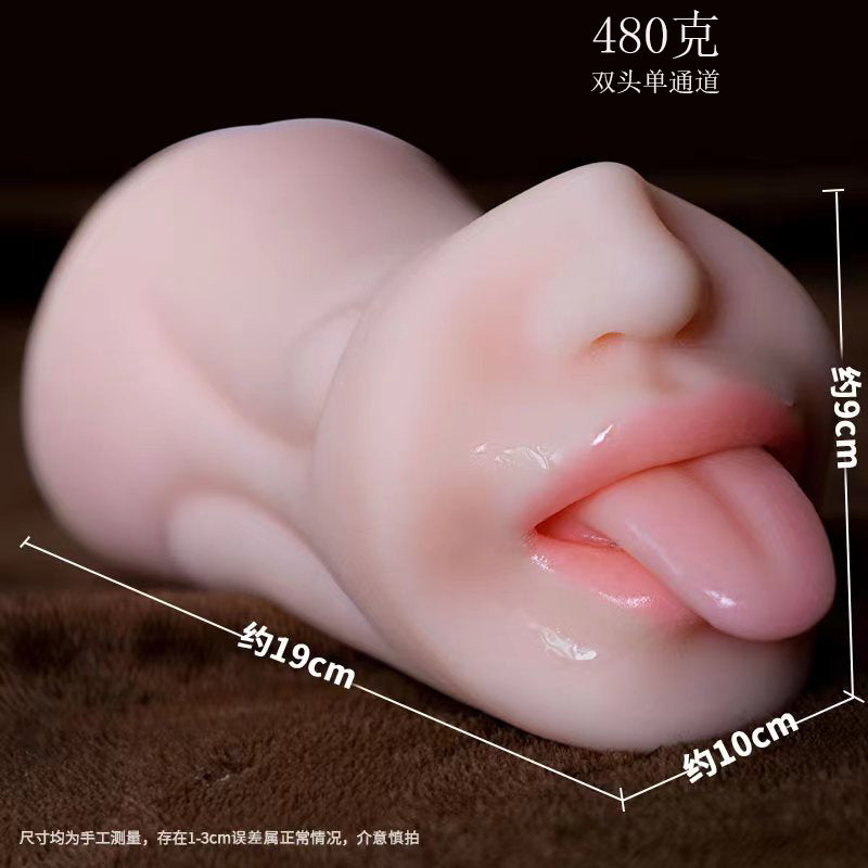 Realistic Oral Sex Masturbator with Texture for Adults
