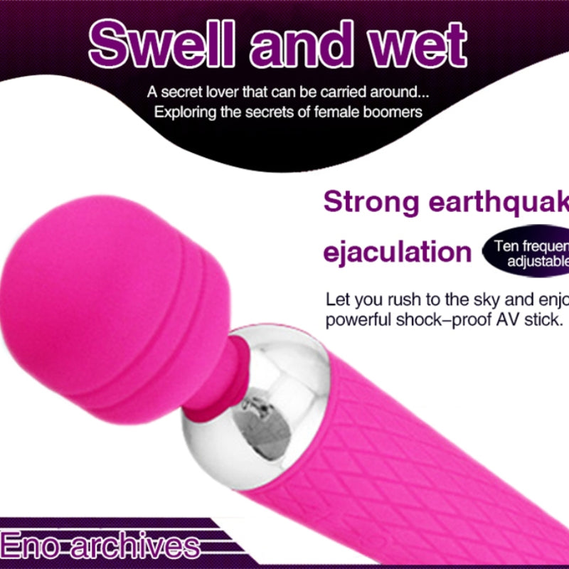 Female Vaginal Massage AV Vibrator Stick for Adults